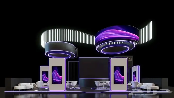 تصميم و تنفيذ بوثات معارض ثلاثية الأبعاد بجودة عالية 9