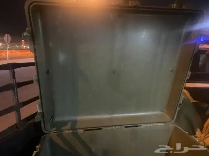 شنطه جيشيه اللون اخضر زيتي كبيرة حجم ونظيفه 7