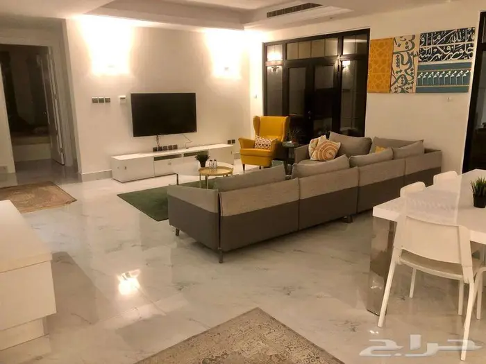 للايجار شقة عوائل موثثة في الرياض حي الملقا   عرض رقم H1329 0