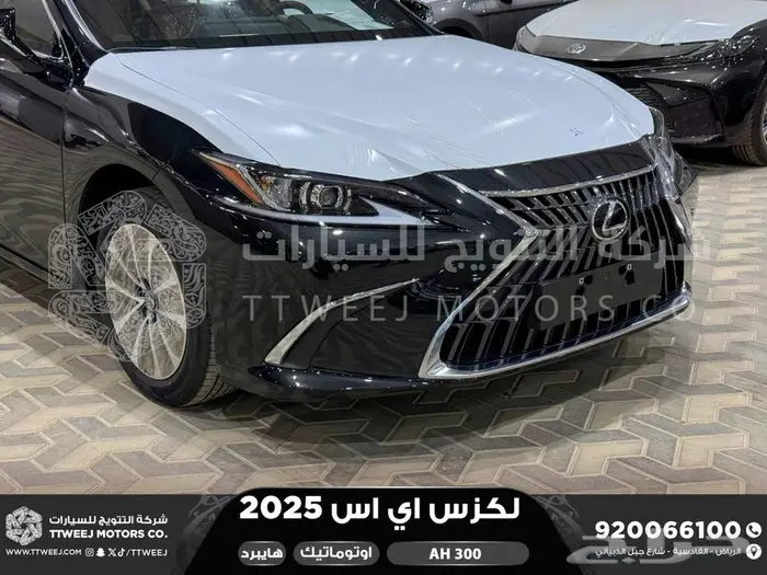 لكزس ES 300 اي اتش اسود هايبرد 2025 اقل سعر كاش واقساط 19