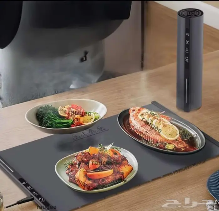 صينية سيلكون تسخين للشاهي والقهوة و الصحون 1