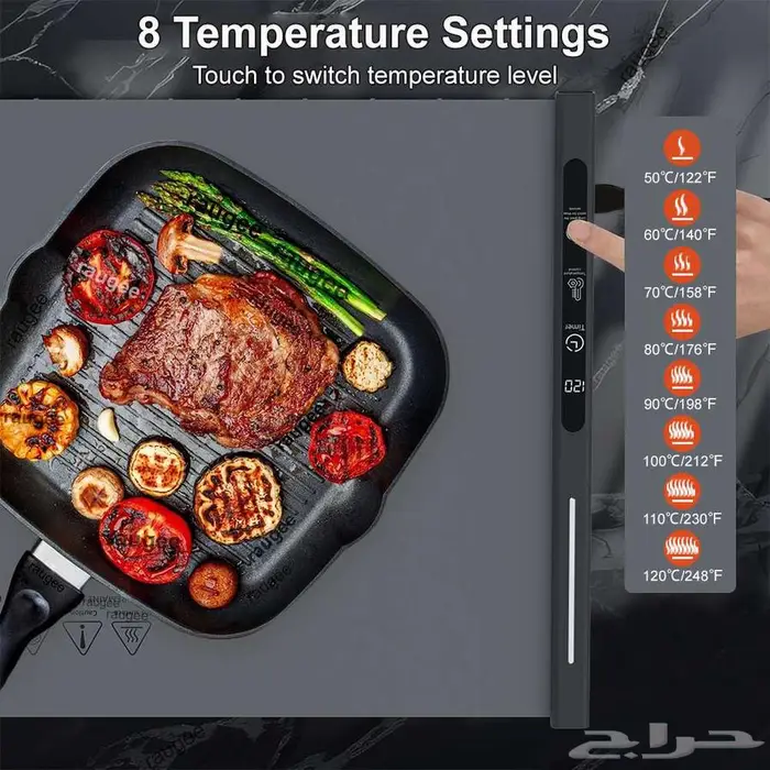 صينية سيلكون تسخين للشاهي والقهوة و الصحون 5