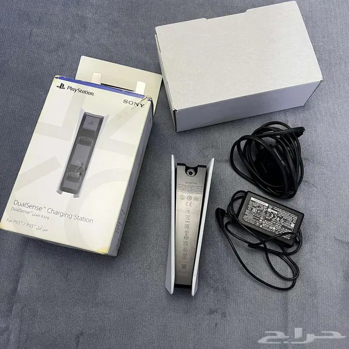 سماعة سوني 5 بلايستيشن 5 الاصليه شبه جديده قاعدة شحن يد ps5 7