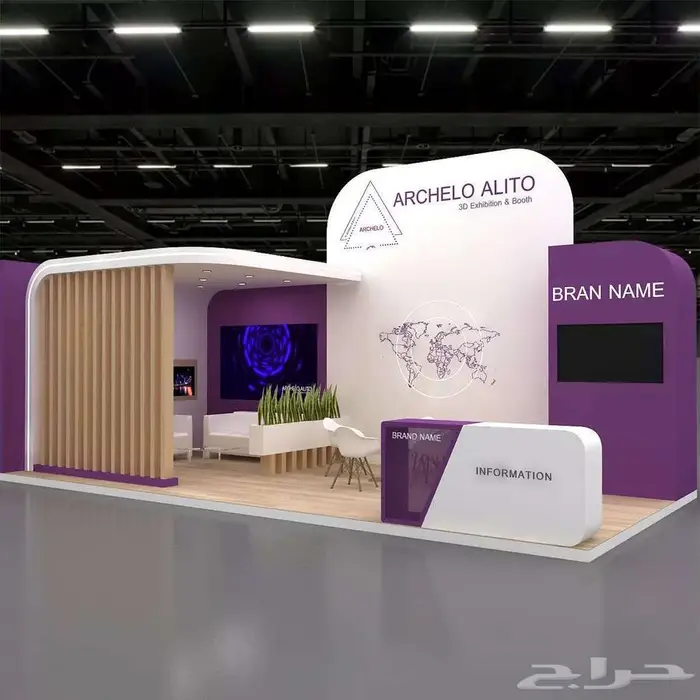تصميم و تنفيذ بوثات معارض بجودة عالية 7