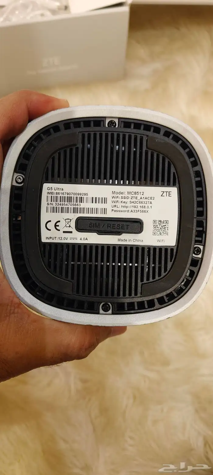 راوتر زد تي اي الترا zte ultra mc8512 5