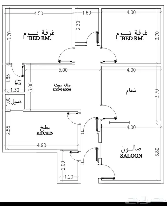 شقق وملاحق في حي النزهة 1