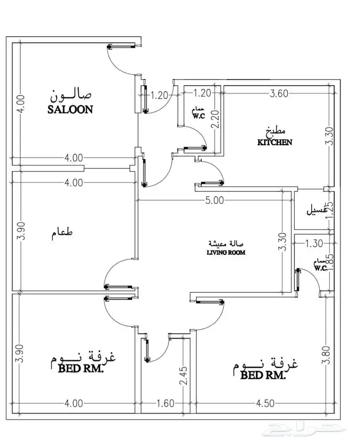 شقق وملاحق في حي النزهة 2