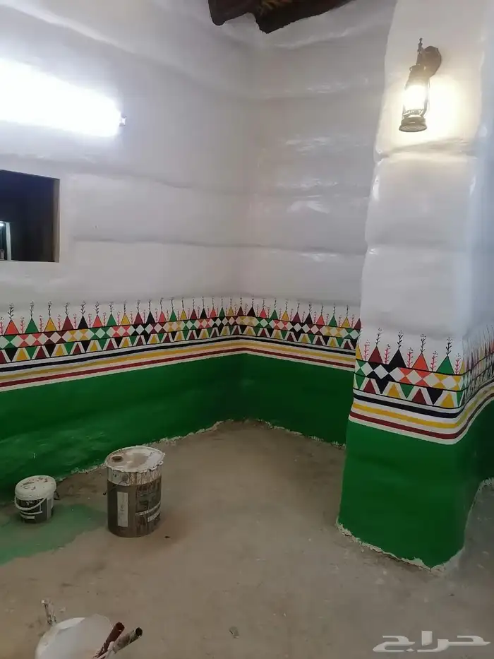 ترميم بيوت الطين وبناها تركيب حجر طبيعي توريد جرع واثل وحجر 7