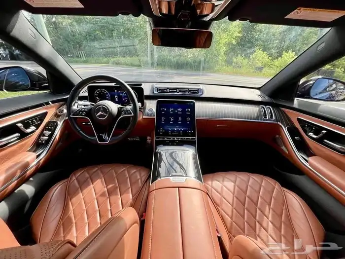 للبيع مرسيدس S580 موديل 2022 داخليه جملي وارد كندا 11