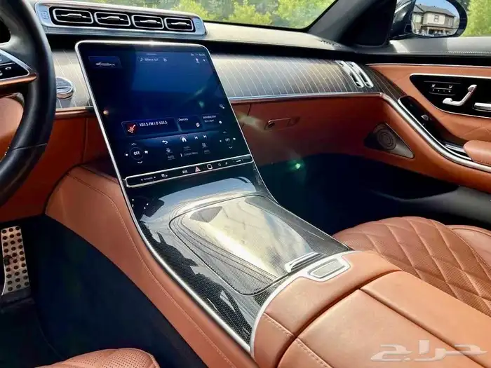 للبيع مرسيدس S580 موديل 2022 داخليه جملي وارد كندا 13