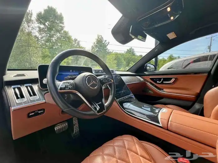للبيع مرسيدس S580 موديل 2022 داخليه جملي وارد كندا 8