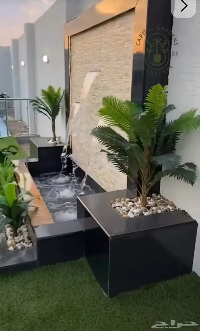 تنسيق حدائق حديثه 6