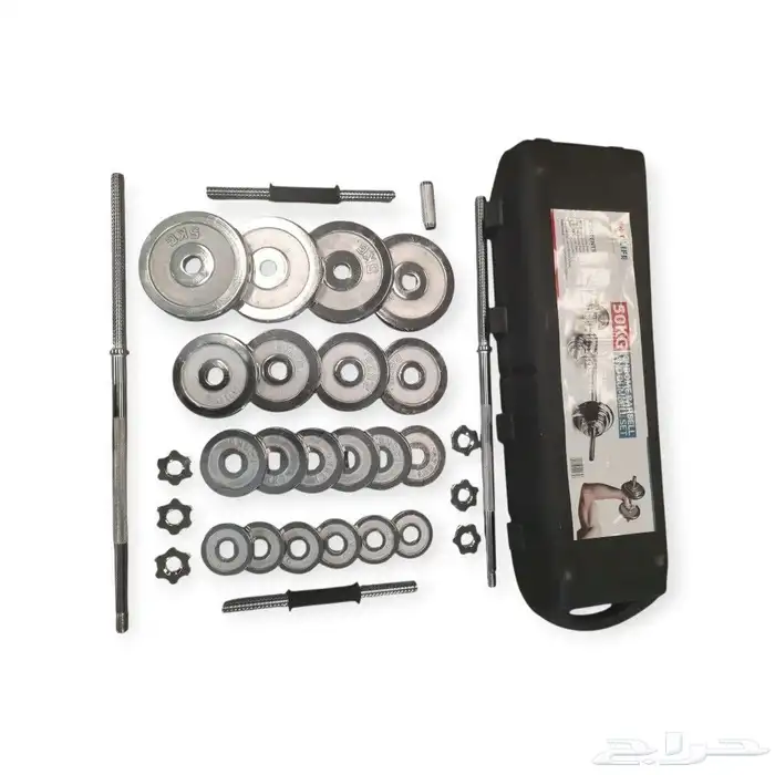 حقيبة أثقال 50 كيلوا مطلية بالكروم 0