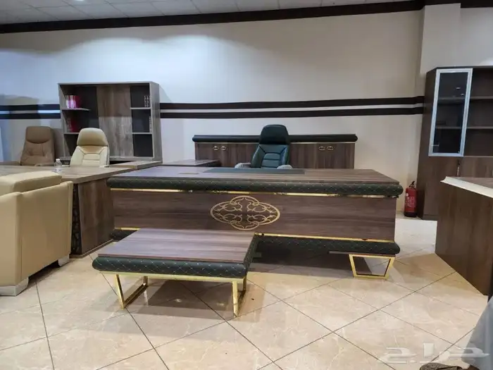 مكتب موظفين و مكاتب إدارية ( سكرتارية ) و كراسي مكتبي جديد 39