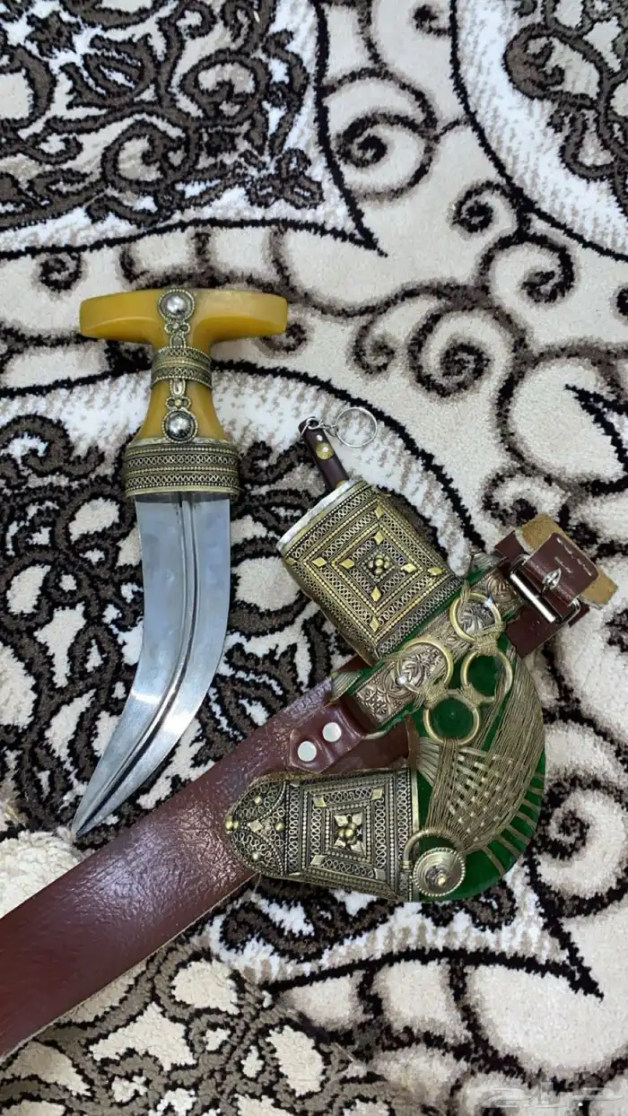 جنبيه كفوا للبيع مع خنجر مطرح 4 3
