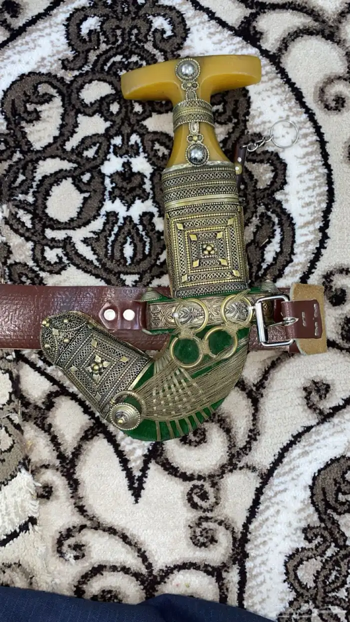 جنبيه كفوا للبيع مع خنجر مطرح 4 5