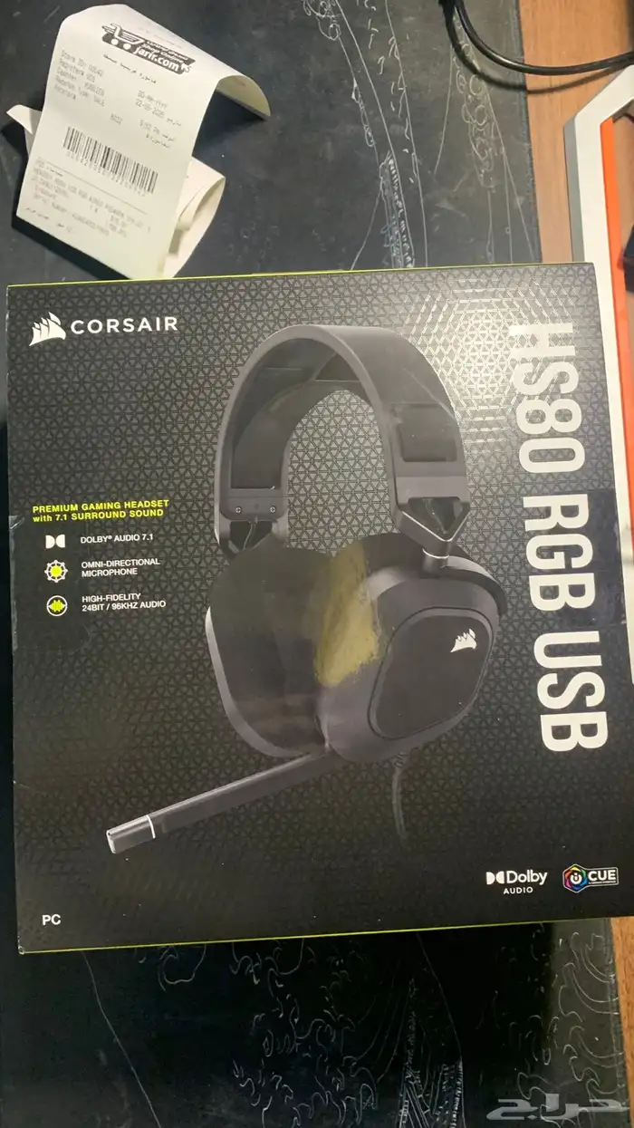 سماعات كورسير جديده Corsair HS80 USB 0