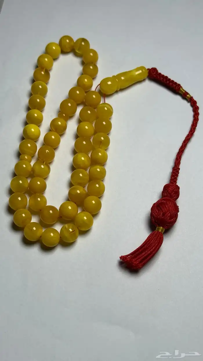 مسباح كهرمان طبيعي مع كركوشه 0