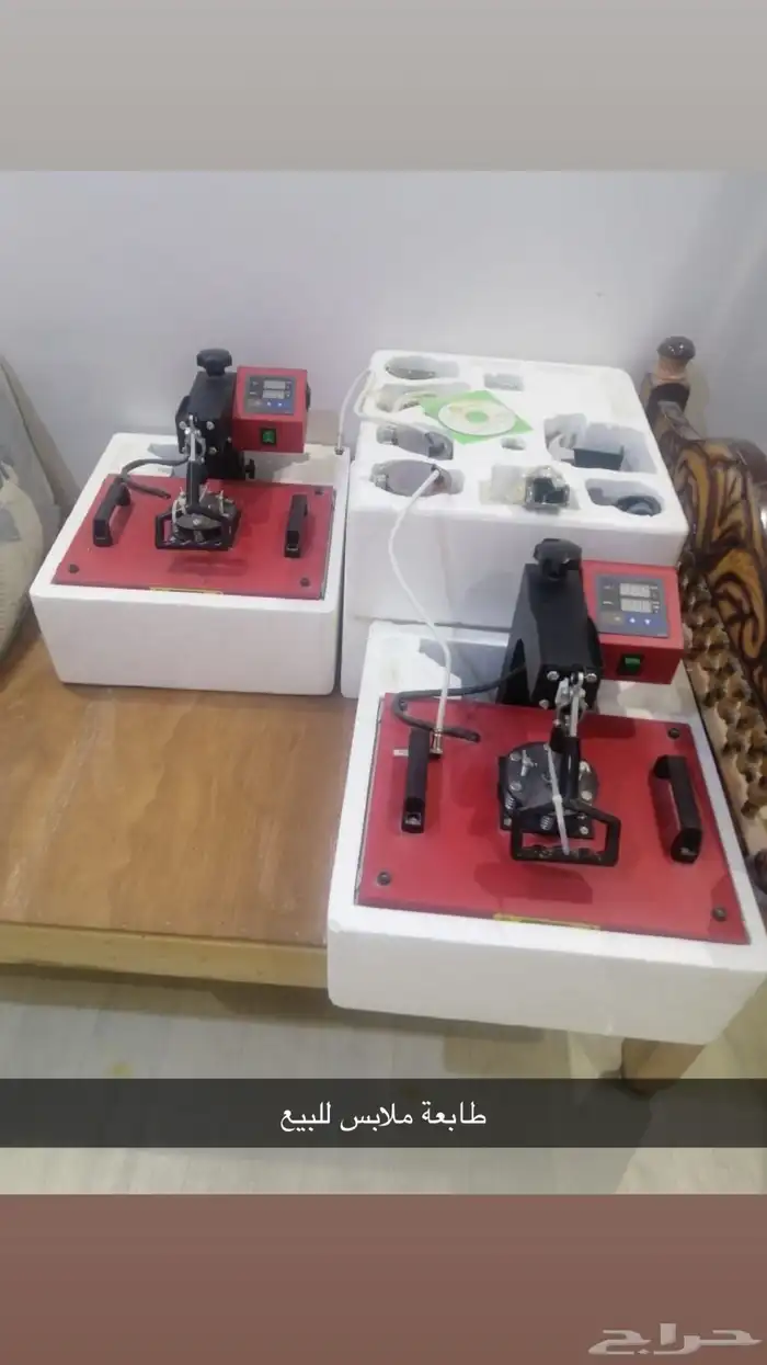 طابعة ملابس للببيع جديدددة العدد 2 1