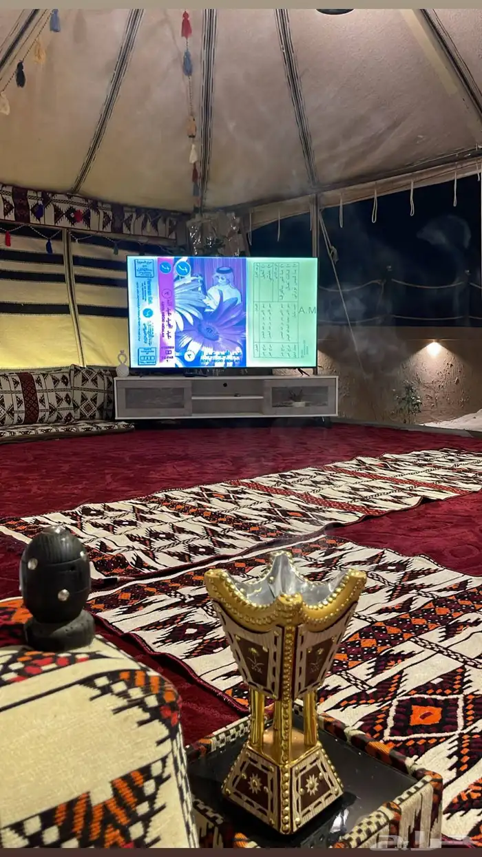 خيمتين   جلستين برا  مطبخ حمام 0