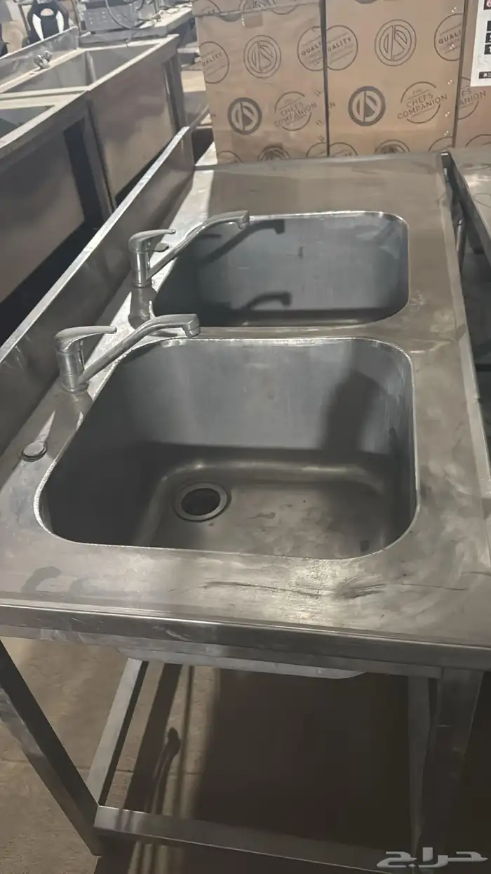 رفوف أستيل قدور طولت مغسل خزان قدور بخاري 12