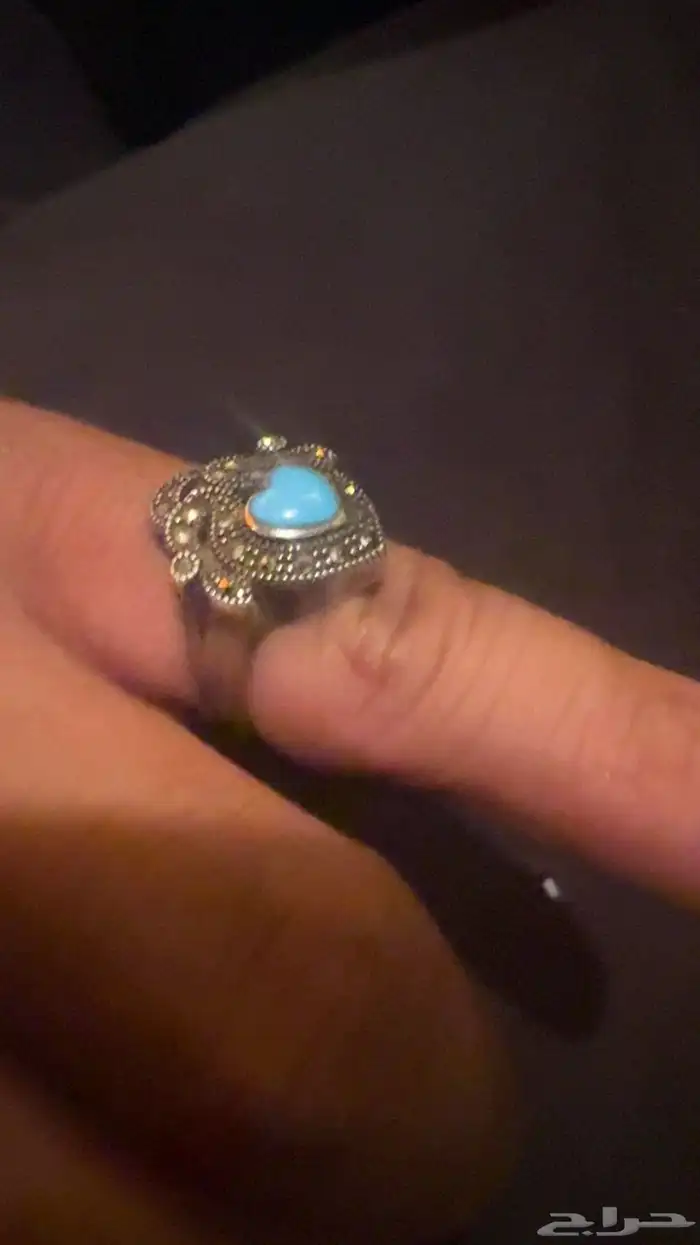 خاتم فضه نسائي 925 للبيع 0