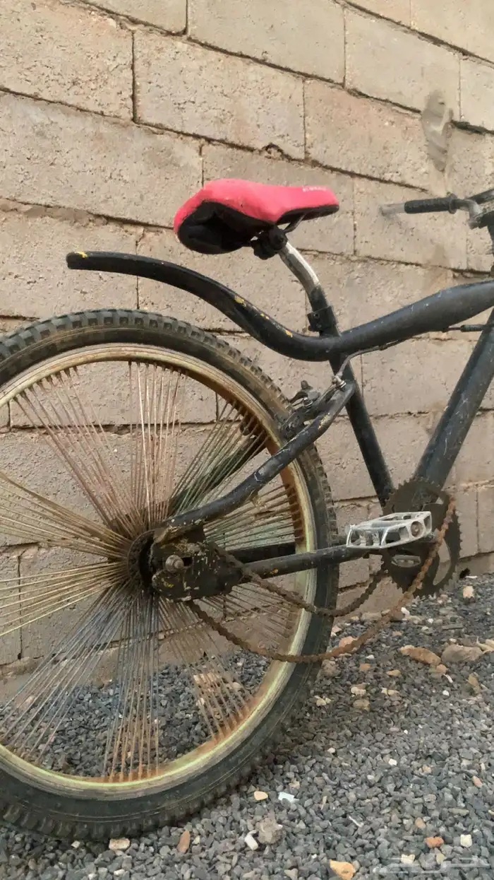 سيكل كوبرا مستعمل الجنط الي ورا خربان والجنزير تزيته 1