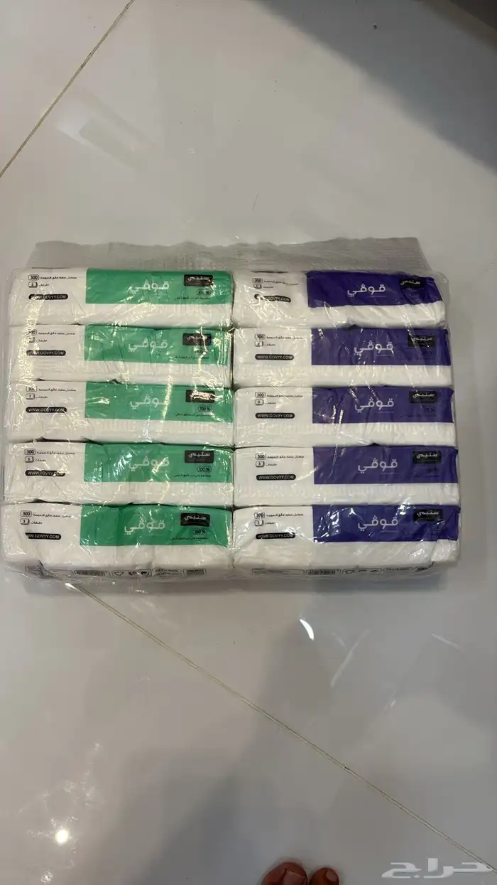 مناديل قو ي 3 طبقات شده 0
