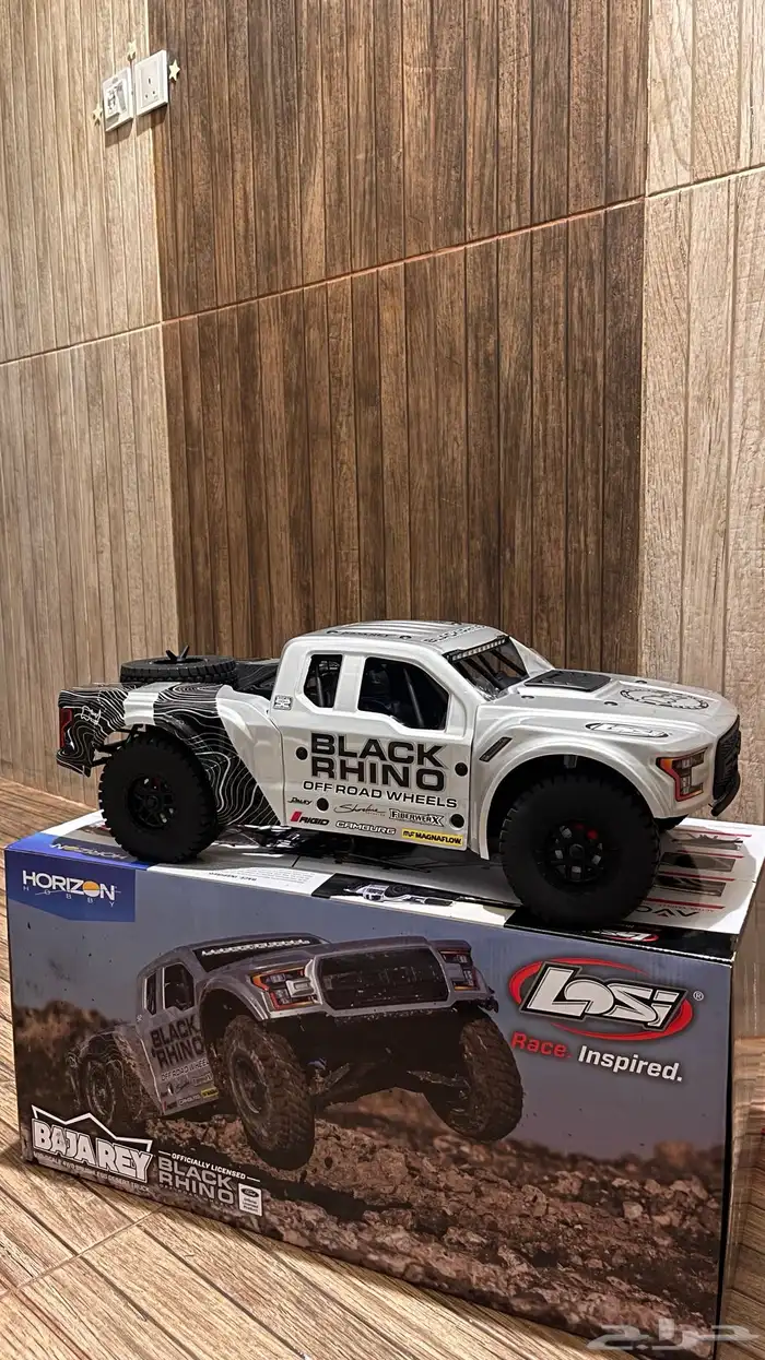 شاحنة losi RC بمقياس1 10 من طراز Black Rhino Ford Raptor 0