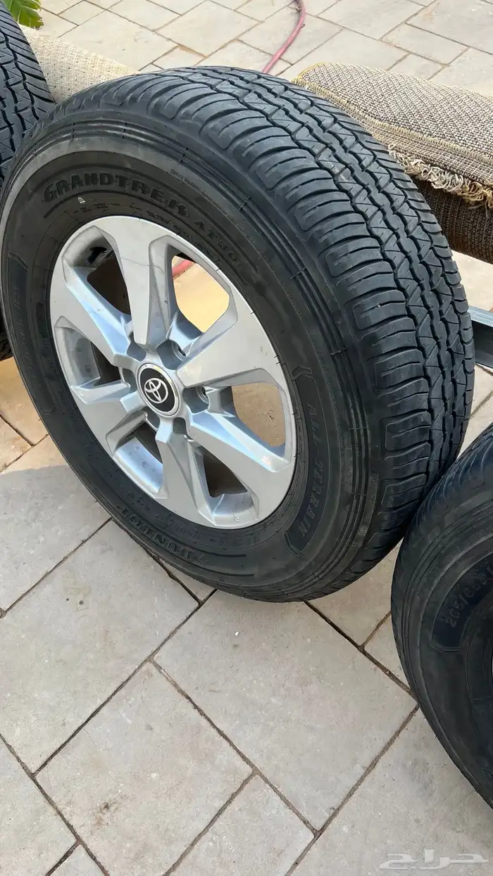 جنوط وكفرات بلد جكسار 22 وطالع 3