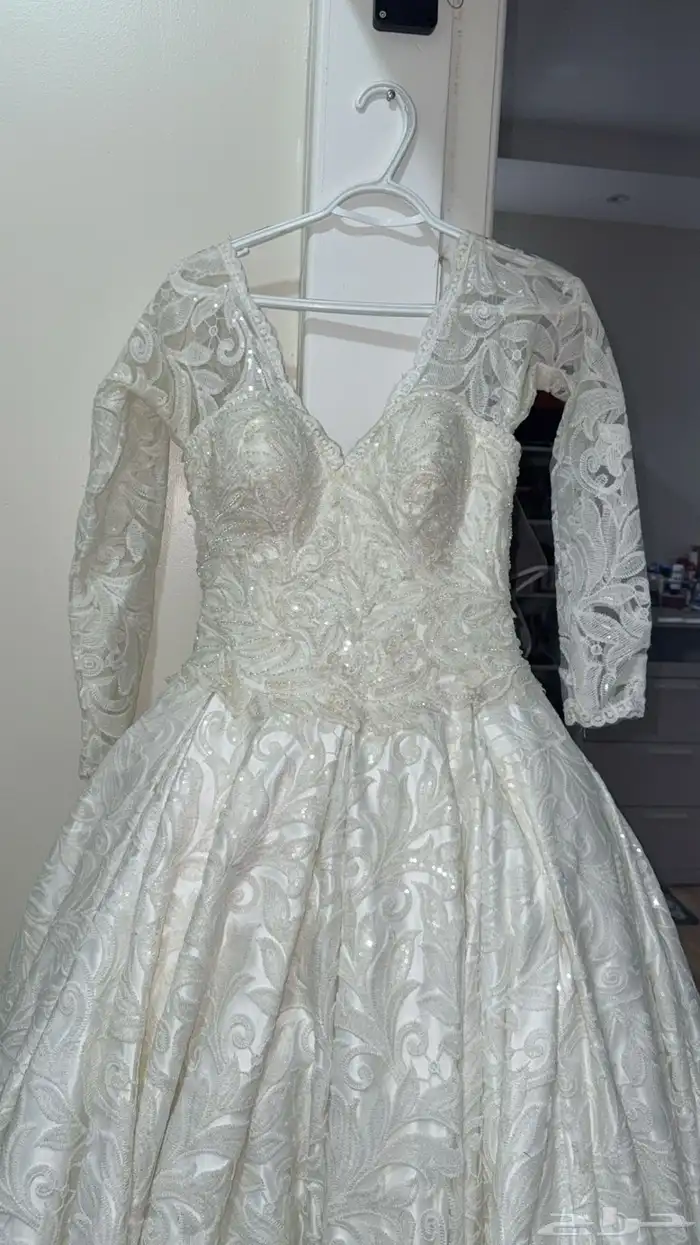 فستان زواج لبس مره نظيف 4