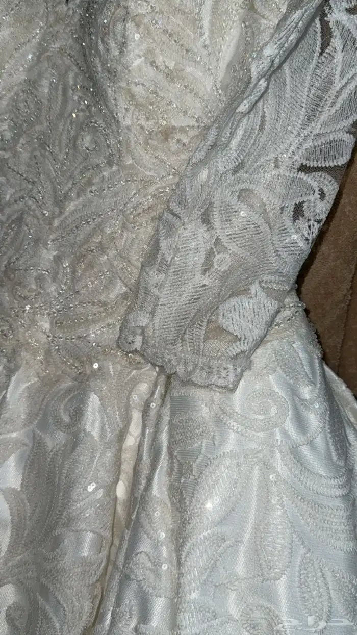فستان زواج لبس مره نظيف 3