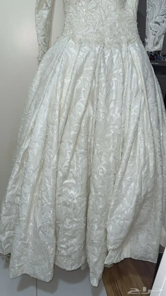 فستان زواج لبس مره نظيف 0