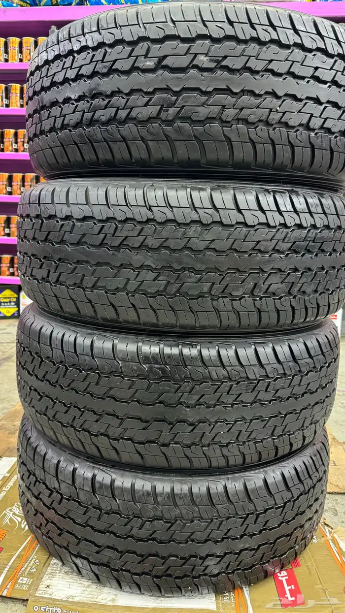 كفرات مستعمل شبه جديد جميع 0