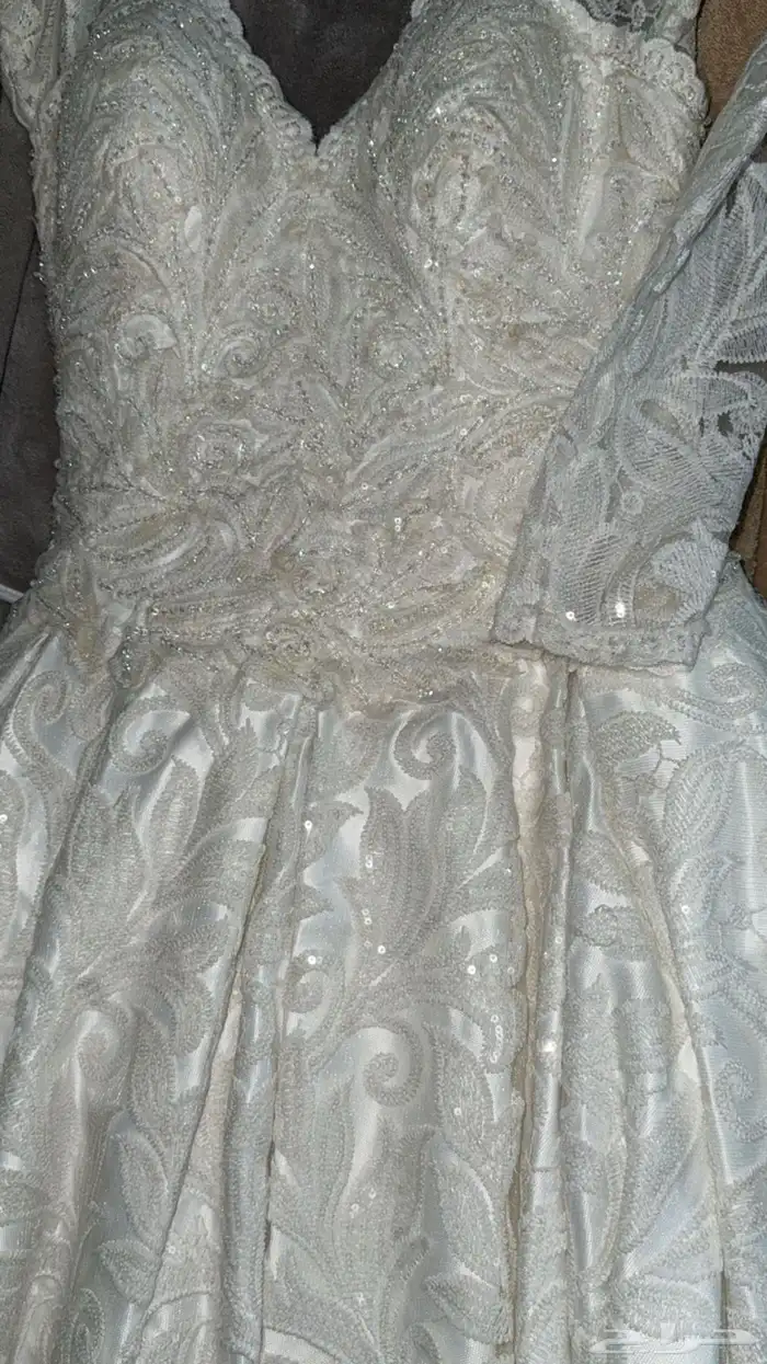 فستان زواج لبس مره نظيف 2