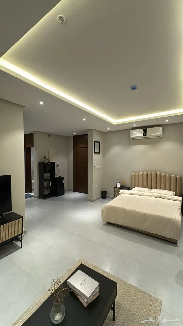 استديو سكنية بتصميم فندقية ف عمارة فاخرة 8