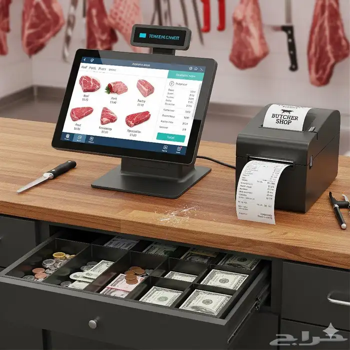 جهاز كاشير لمس لملحمة 0