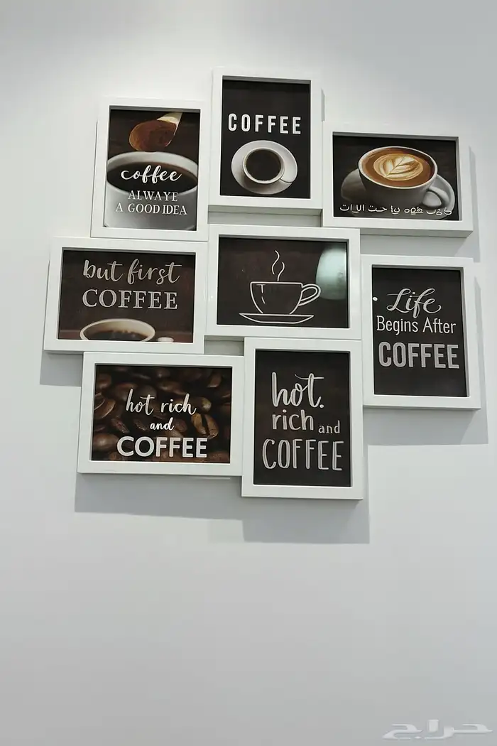 8لوحات بلوحه واحده جديده من ايكيا مناسبه لركن قهوه او صور 2
