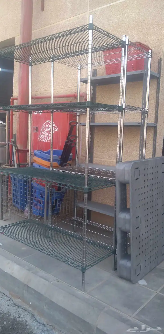 استاندات  رفوف  طبليات  علب  شبك تعليق 4