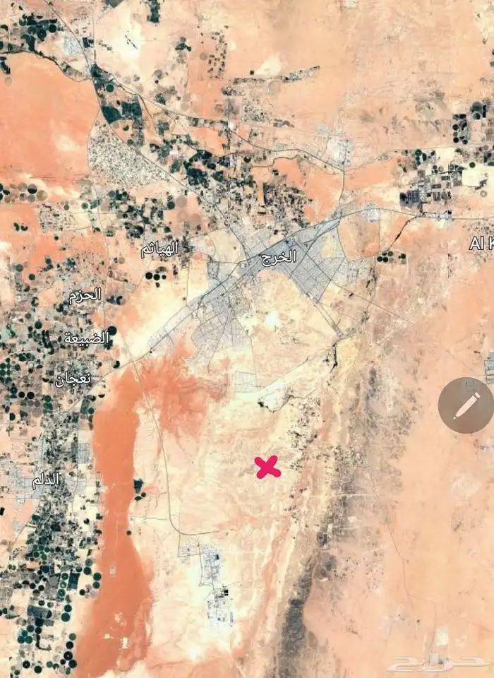 أرض للبيع بالخرج ( هجرة الصاع ) 2