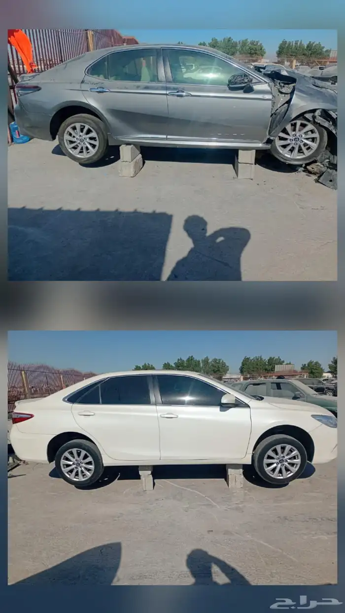تويوتا كامري 2021 ---  2017 تشليح فقط 0