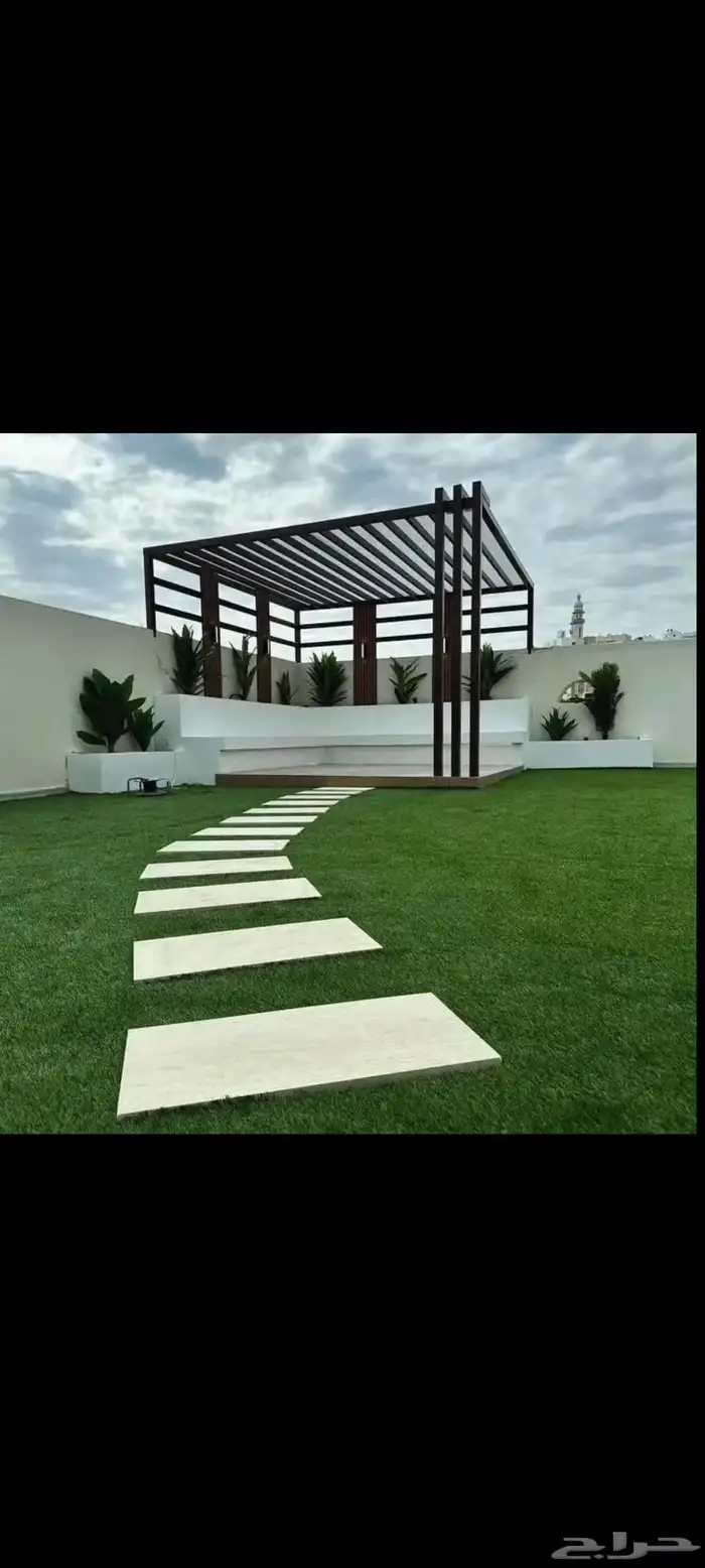 أحواض زراعيه طبيعه وصناعه مع شلالات ونوافير ومظلات 2