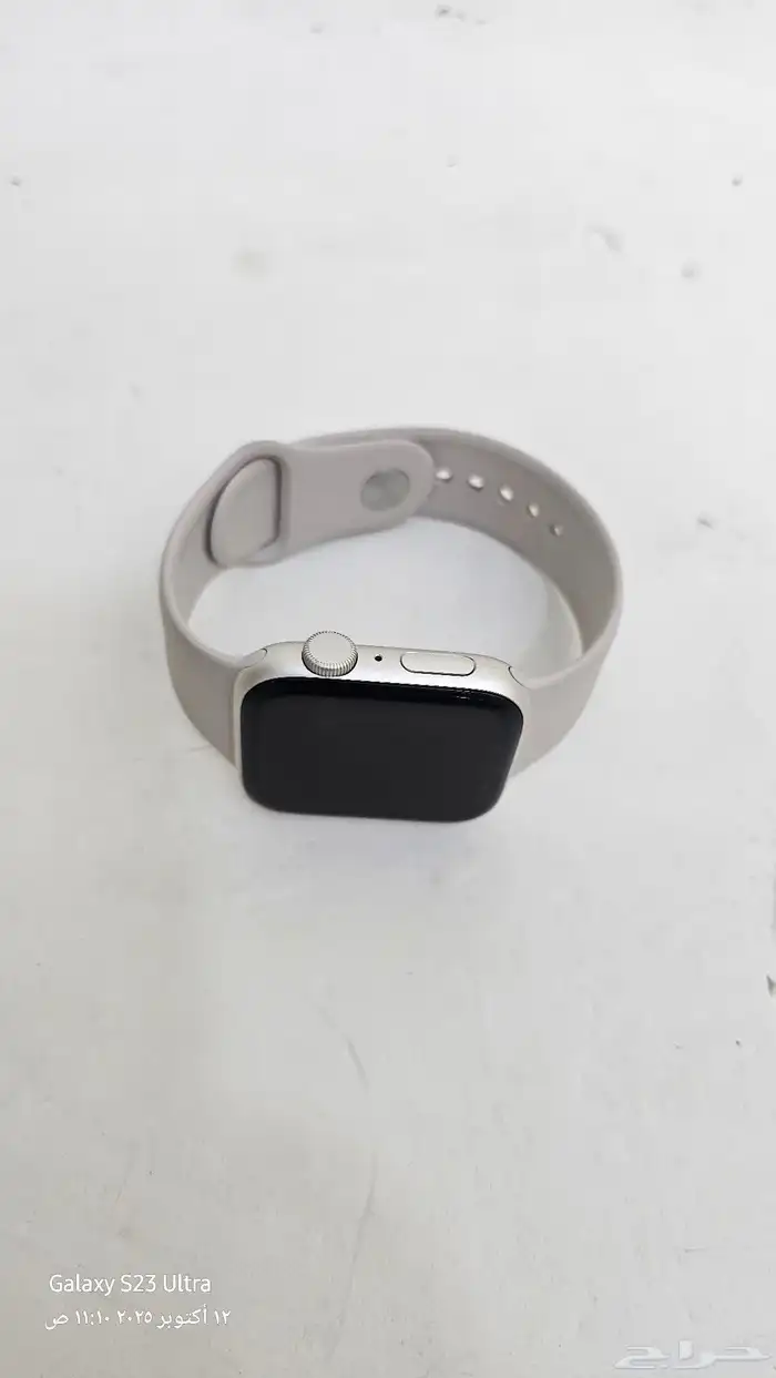 ساعة ابل واتش اس اي مقاس 44. البيع كما هي الحد 600 0