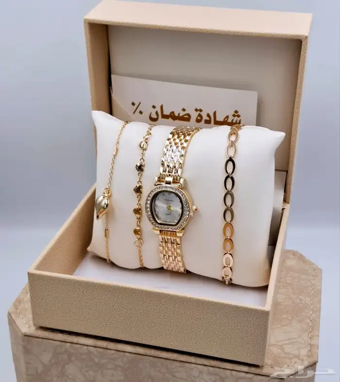 طقم ساعه نسائي فخم 8