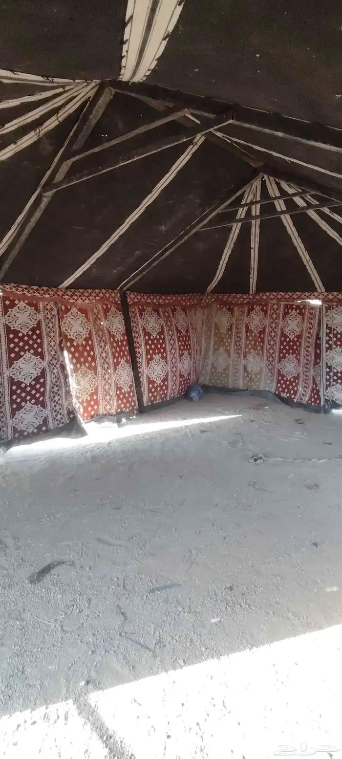 بيت شعر 5في7 مع جملون مستخدم 4 بيبان 3