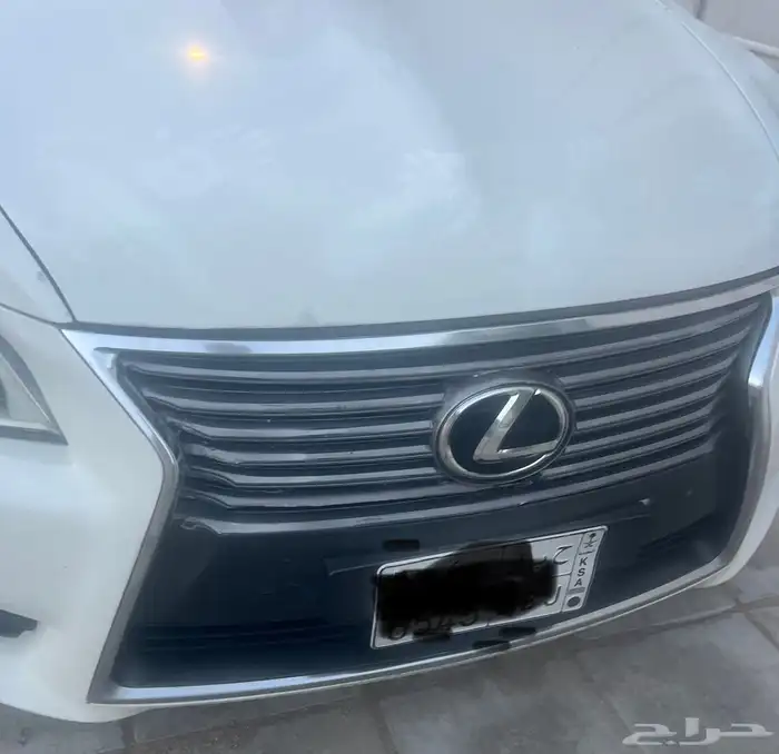 للبيع لكزس 460  2013 لارج سعودي ابيض الداخل اف وايت 3