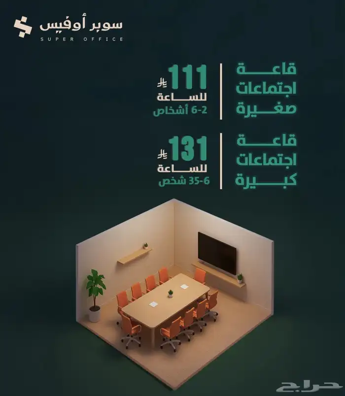 مكاتب جاهزة ومساحات تخزين ومواقف سيارات 4
