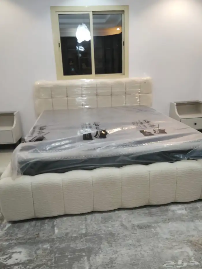 غرفة نوم كاملة  أثاث منزلي  سرير ودولاب وبطانيات 14
