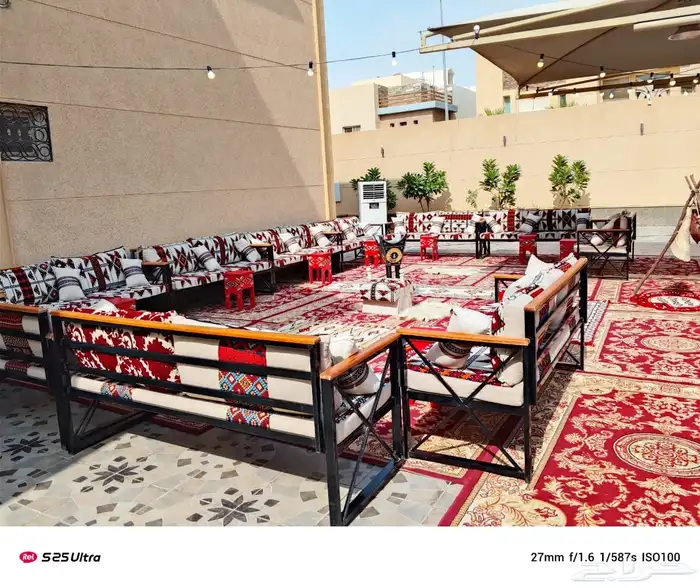 تأجير جلسات ارضيه و شعبية و مكيفات و دفايات و زل 2