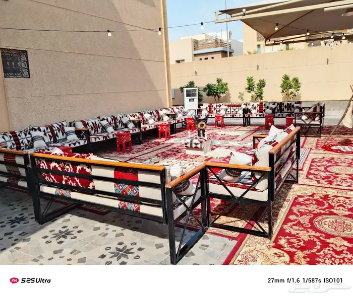 تأجير جلسات ارضيه و شعبية و مكيفات و دفايات و زل 1